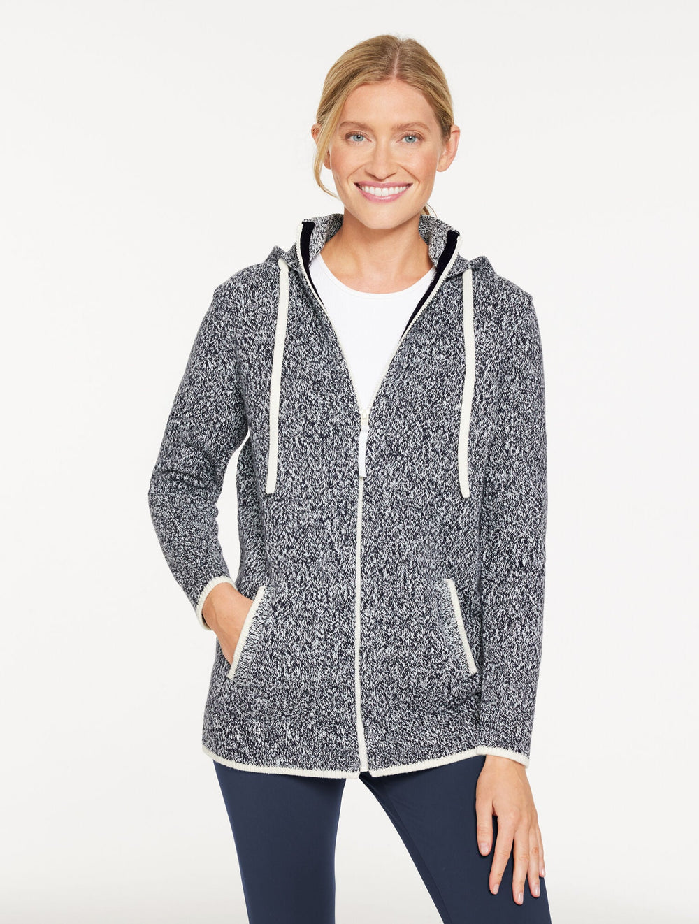 HOODED SWEATER - MARL | Talbots for sale