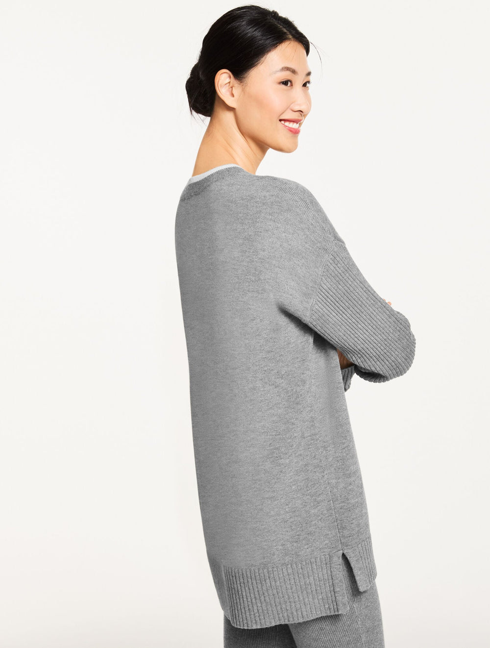 V-NECK TUNIC SWEATER | Talbots US