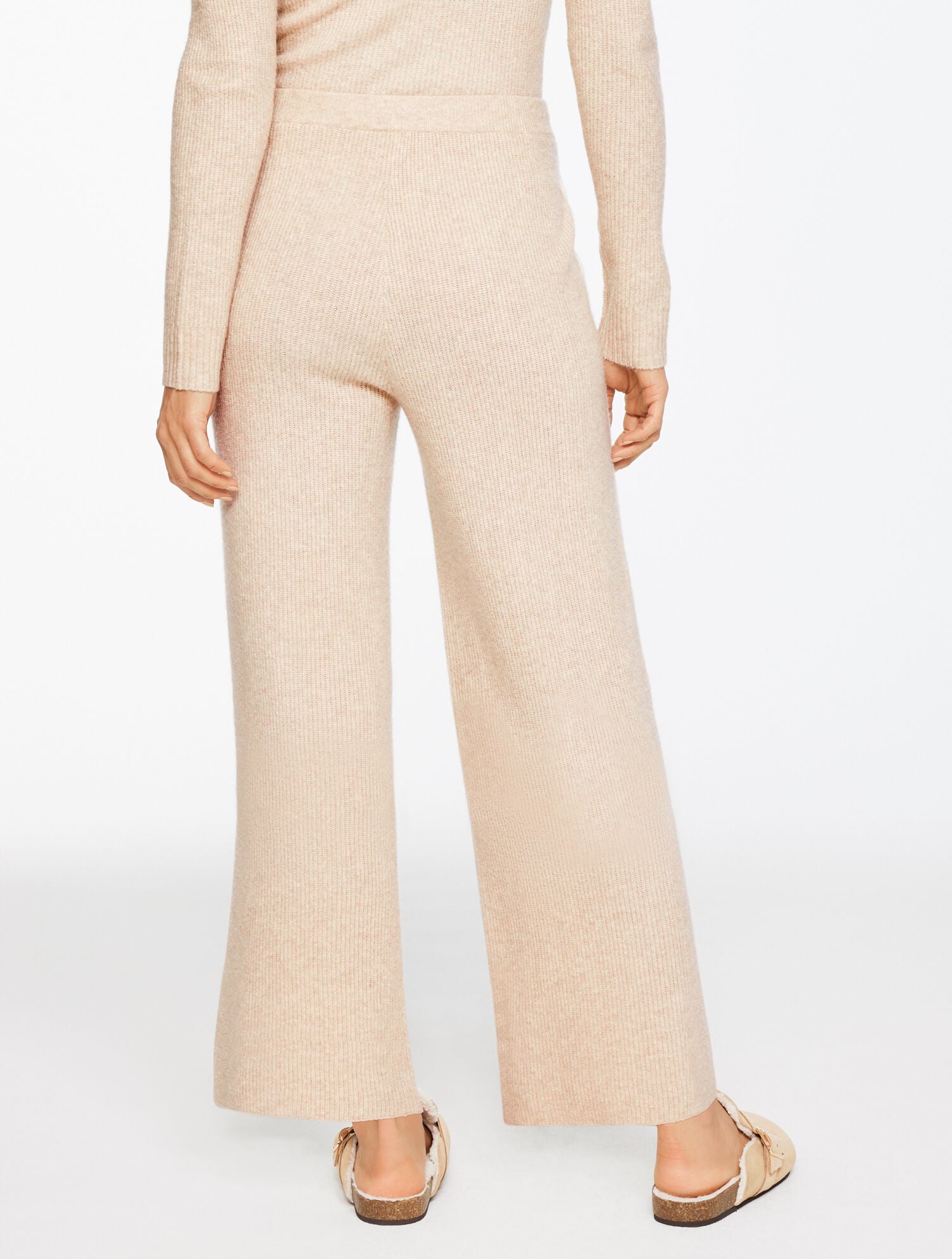 WIDE LEG SWEATER PANTS - TIPPED | Talbots discount