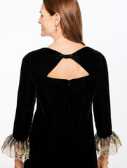 VELVET SHIFT DRESS | Talbots US