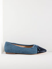 ANSLY DENIM NAPPA BALLET FLATS | Talbots near me