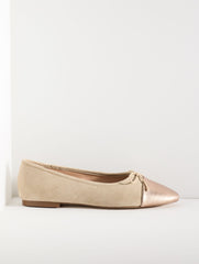 ANSLY SUEDE BALLET FLATS - METALLIC | Talbots outlet