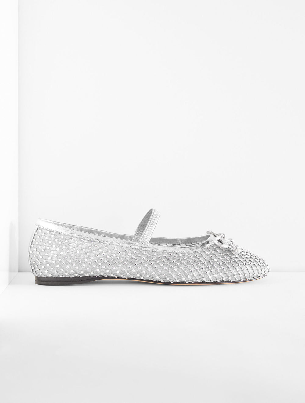 BLAINE SOFT SOLE MESH RHINESTONE BALLET FLATS | Talbots outlet