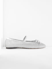 BLAINE SOFT SOLE MESH RHINESTONE BALLET FLATS | Talbots outlet