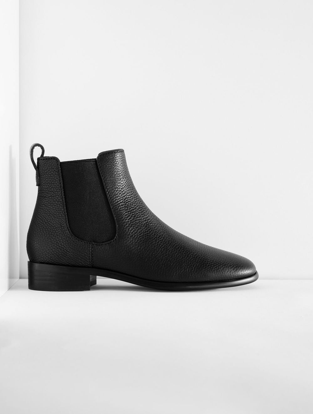 BRIGHTON PEBBLE LEATHER ANKLE BOOTS | Talbots for sale