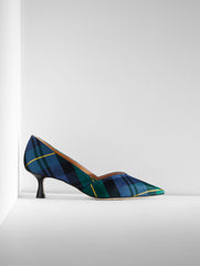 EMBER KITTEN HEEL PUMPS - SLOANE TARTAN | Talbots on sale