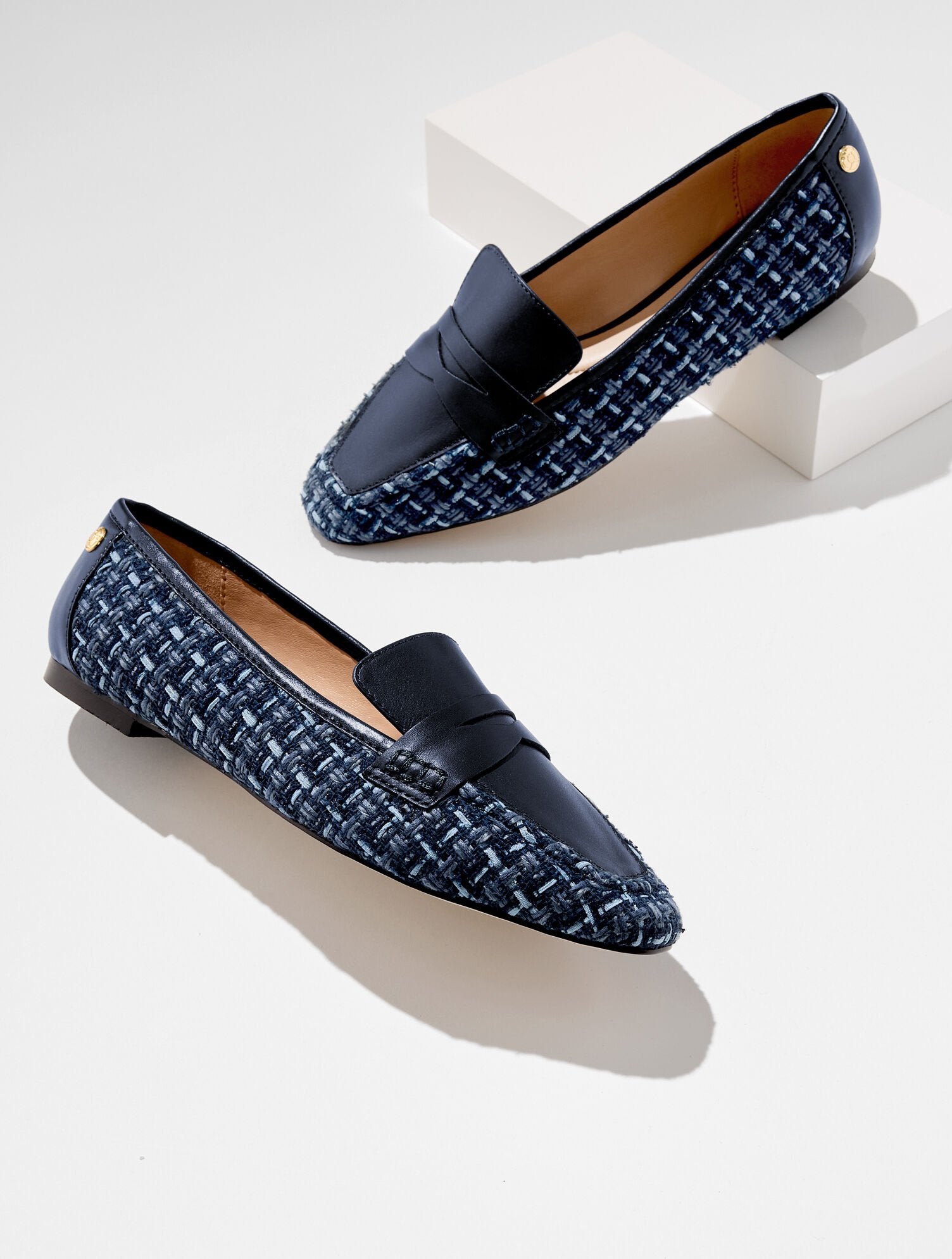 ERIN LOAFERS - OCEAN TWEED | Talbots online