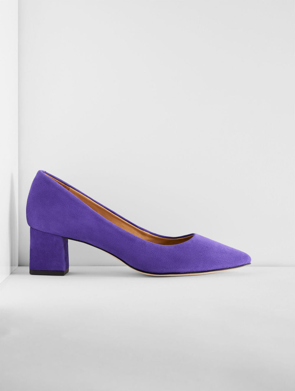 KAYLA SUEDE BLOCK HEEL PUMPS | Talbots US