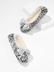 LENA BOW SLIPPERS - SWIRLY ANIMAL | Talbots on sale