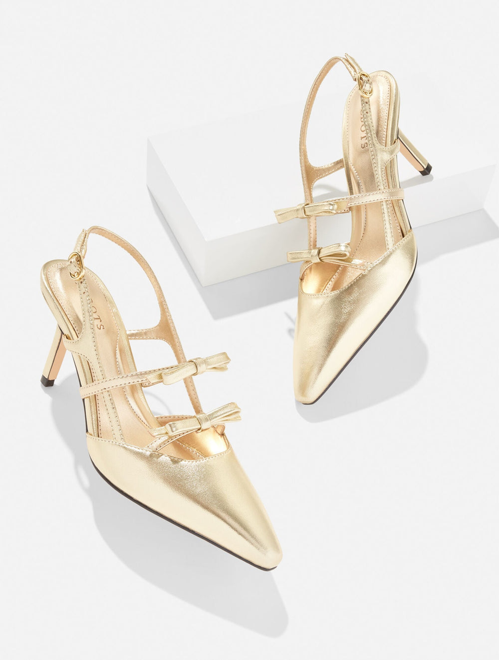 LIBBY SLINGBACK NAPPA PUMPS - METALLIC | Talbots discount