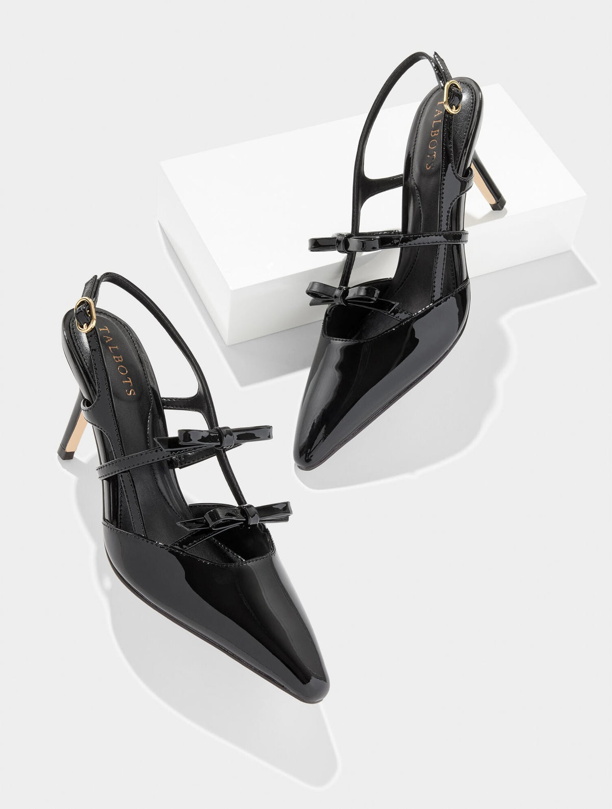 LIBBY SLINGBACK PATENT LEATHER PUMPS | Talbots sale
