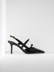 LIBBY SLINGBACK PATENT LEATHER PUMPS | Talbots sale