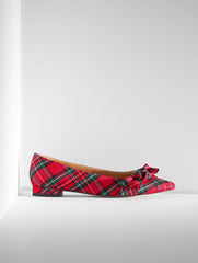 PORTIA BOW FLATS - CIDER PLAID | Talbots near me