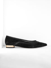 PORTIA MESH SUEDE FLATS | Talbots on sale