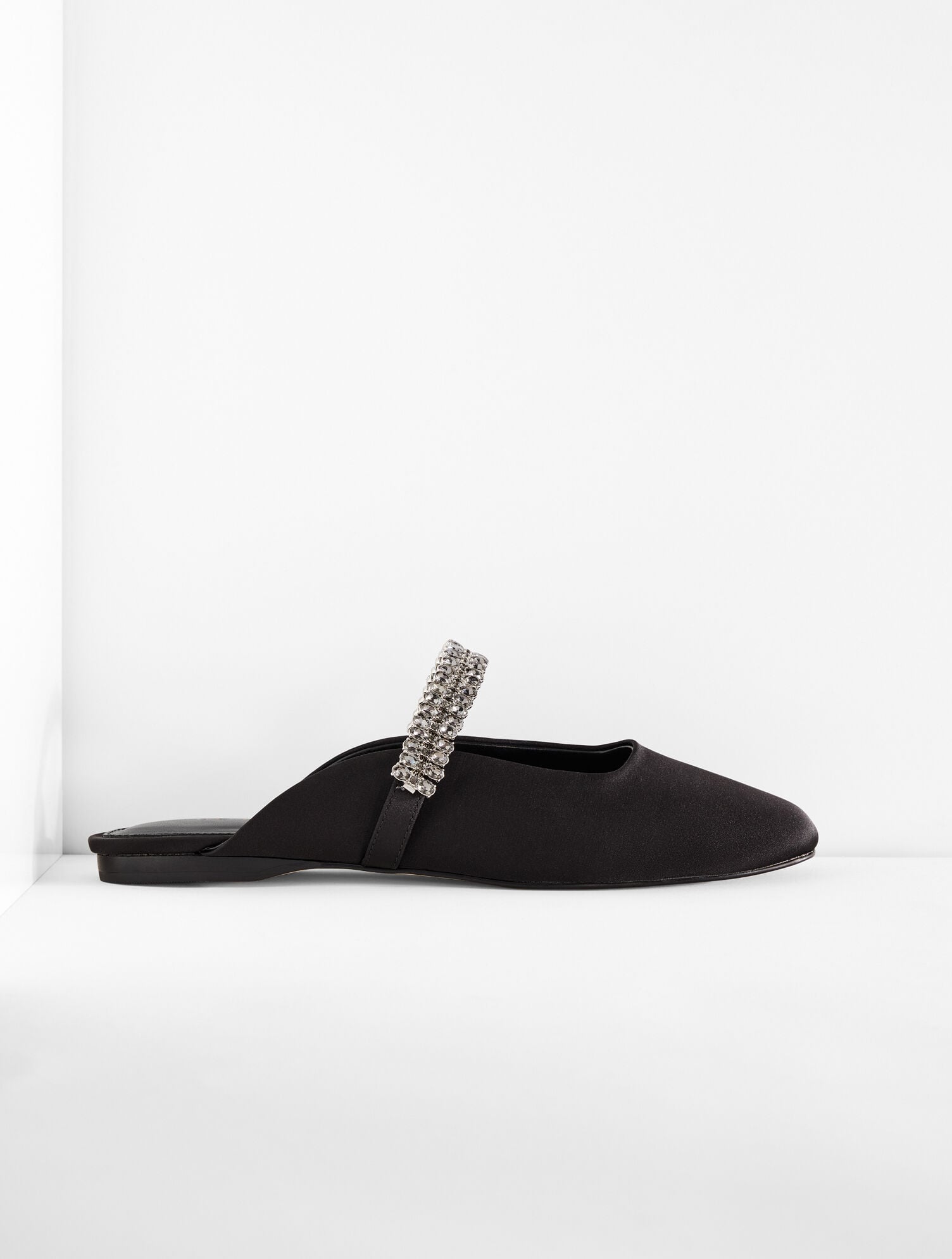 SLOANE EMBELLISHED SATIN MULES | Talbots near me
