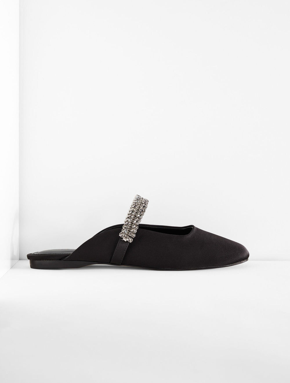 SLOANE EMBELLISHED SATIN MULES | Talbots near me