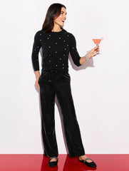 SLOANE EMBELLISHED SATIN MULES | Talbots near me