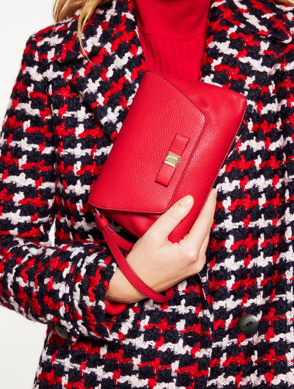 PEBBLE LEATHER WRISTLET | Talbots discount