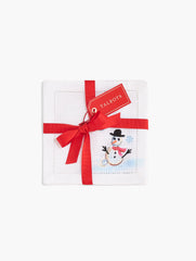 WINTER VILLAGE COCKTAIL NAPKIN SET OF 4 | Talbots near me