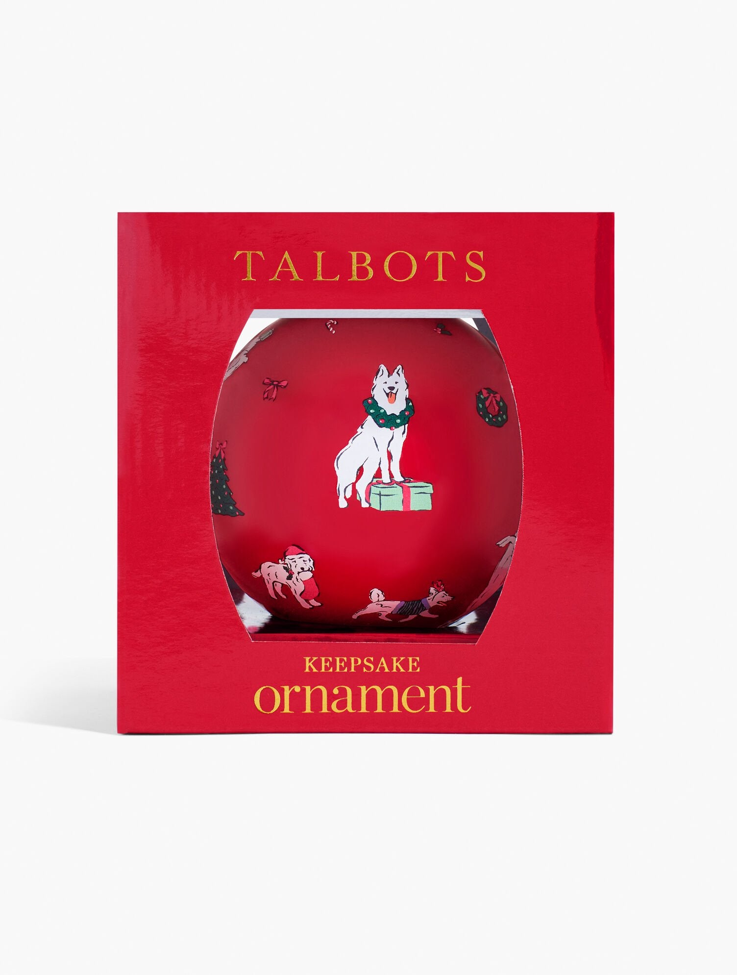 CHRISTMAS DOG ORNAMENT | Talbots outlet