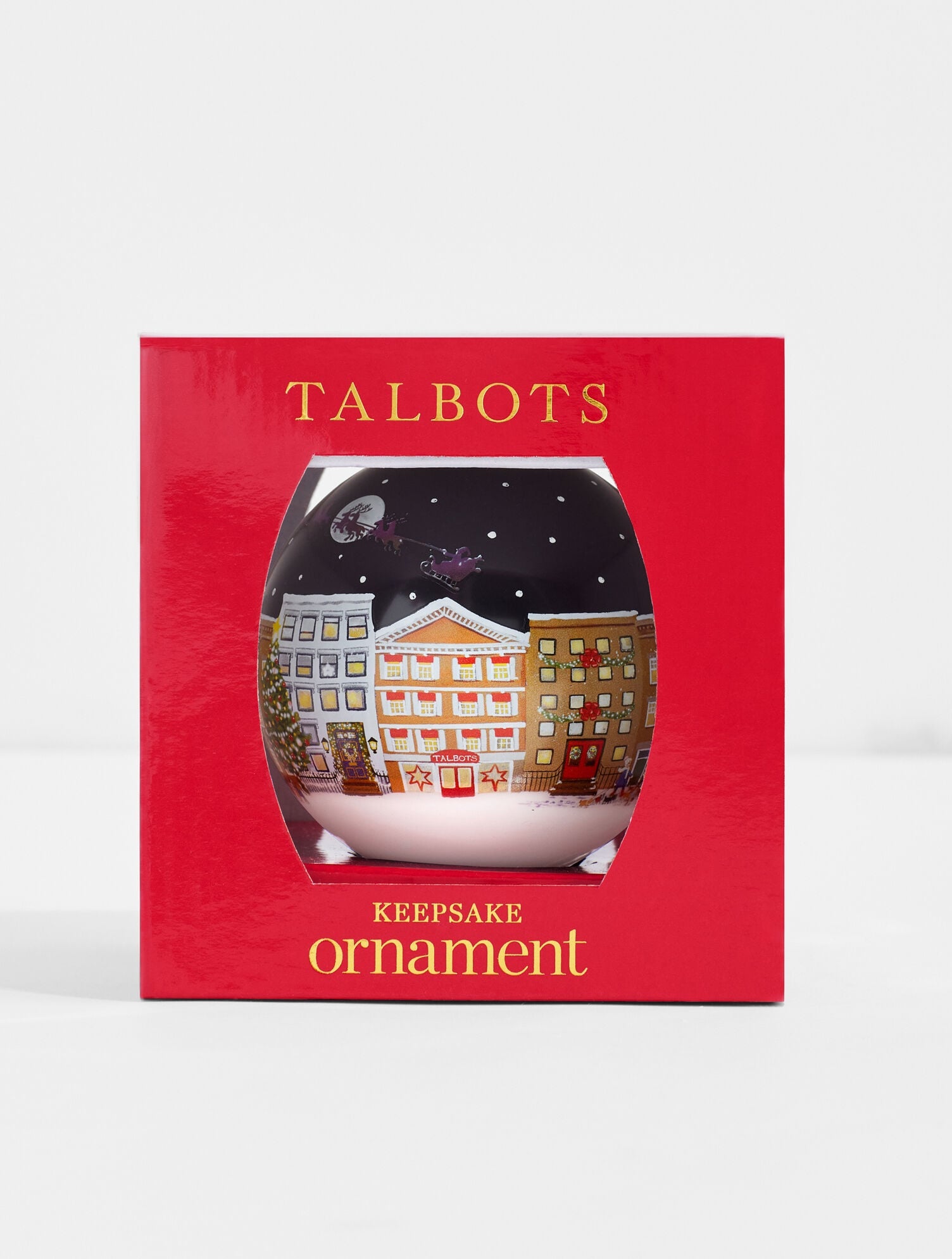 SANTA IN THE CITY ORNAMENT | Talbots outlet