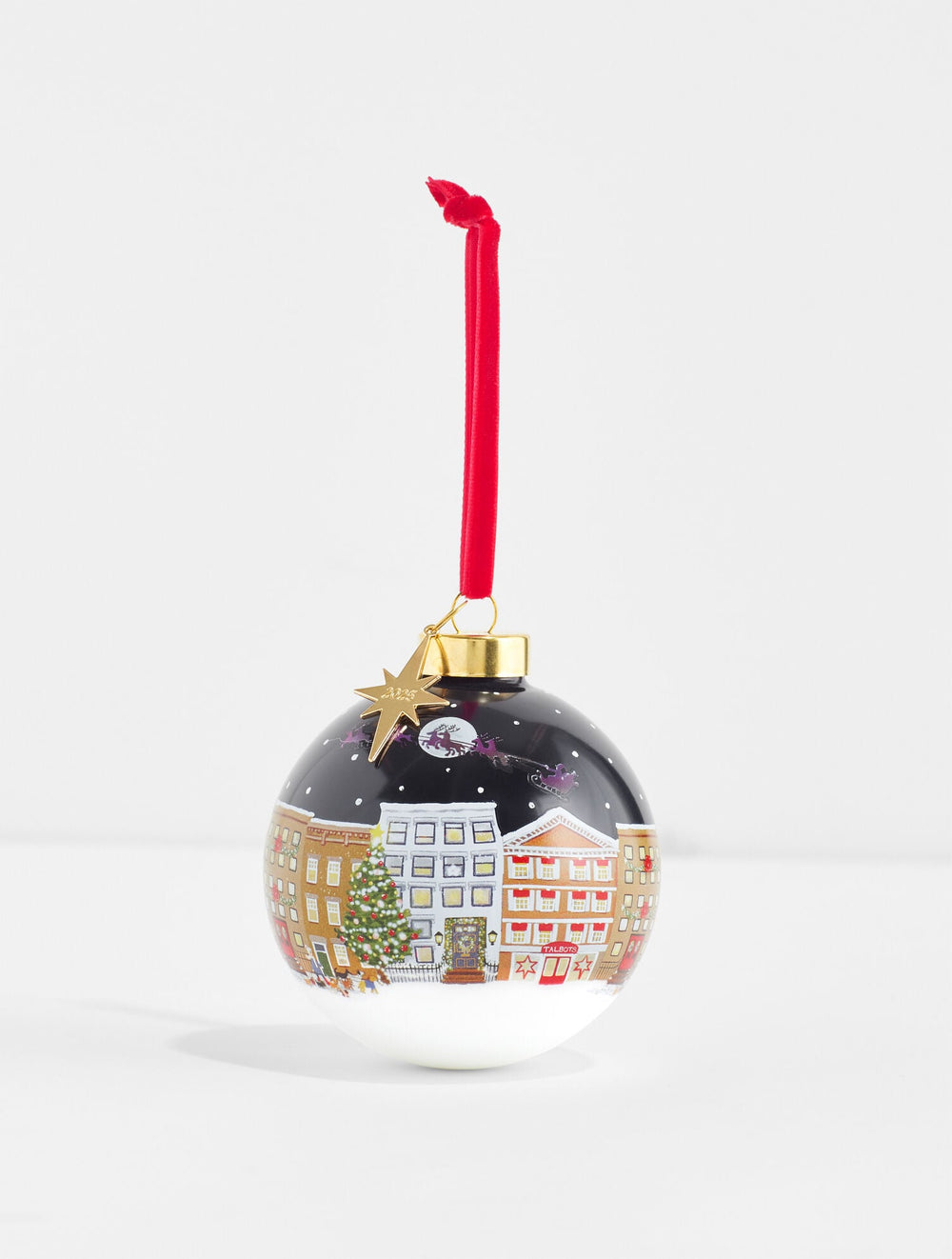 SANTA IN THE CITY ORNAMENT | Talbots outlet