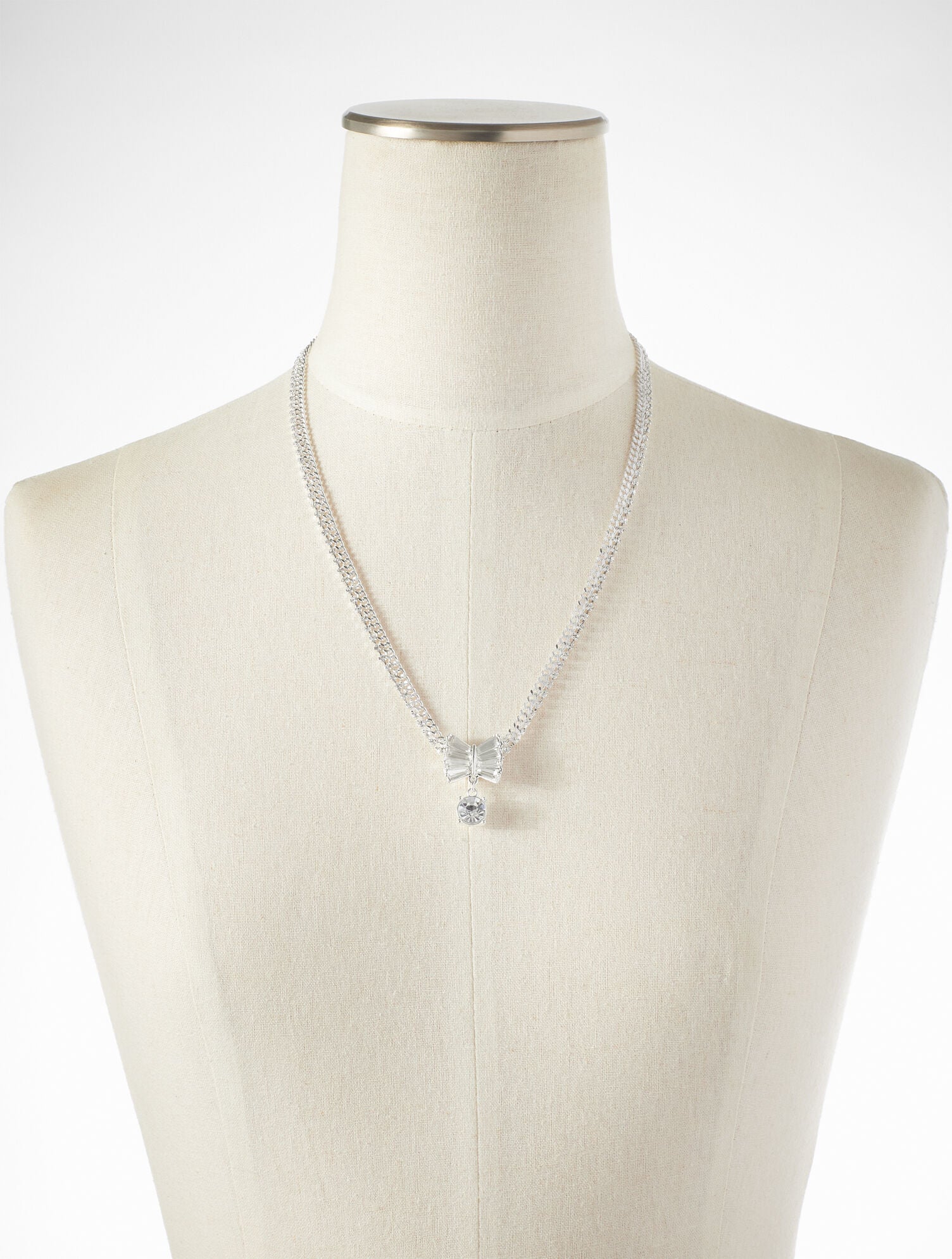 EMBELLISHED PENDANT NECKLACE | Talbots on sale