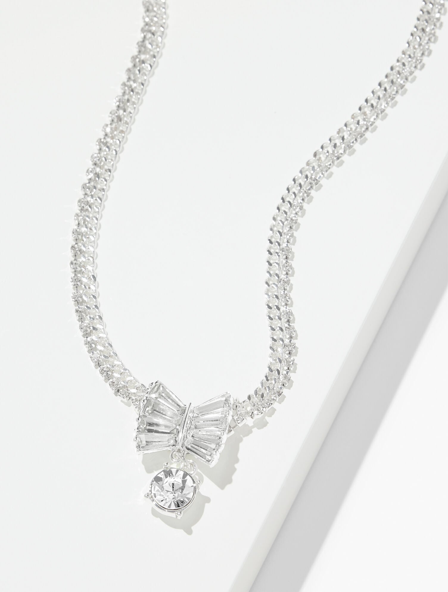 EMBELLISHED PENDANT NECKLACE | Talbots on sale