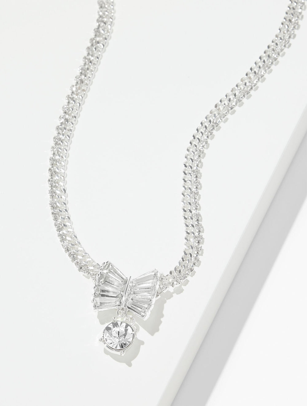 EMBELLISHED PENDANT NECKLACE | Talbots on sale