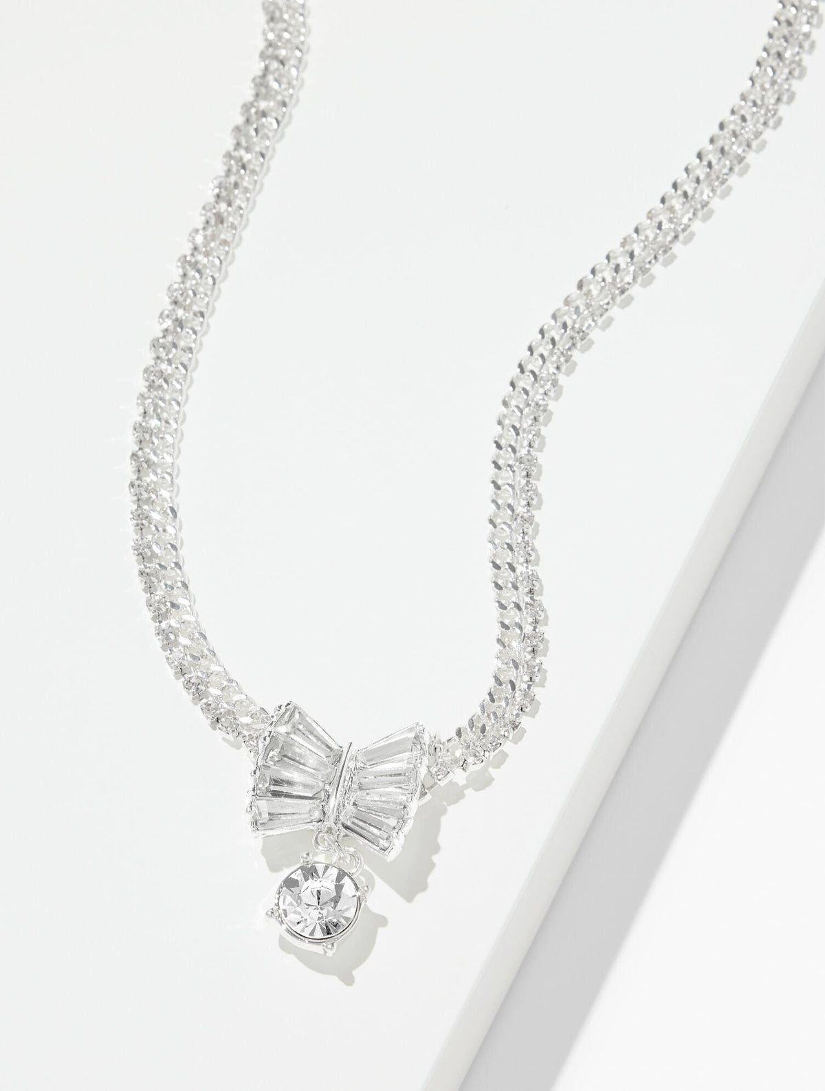 EMBELLISHED PENDANT NECKLACE | Talbots on sale