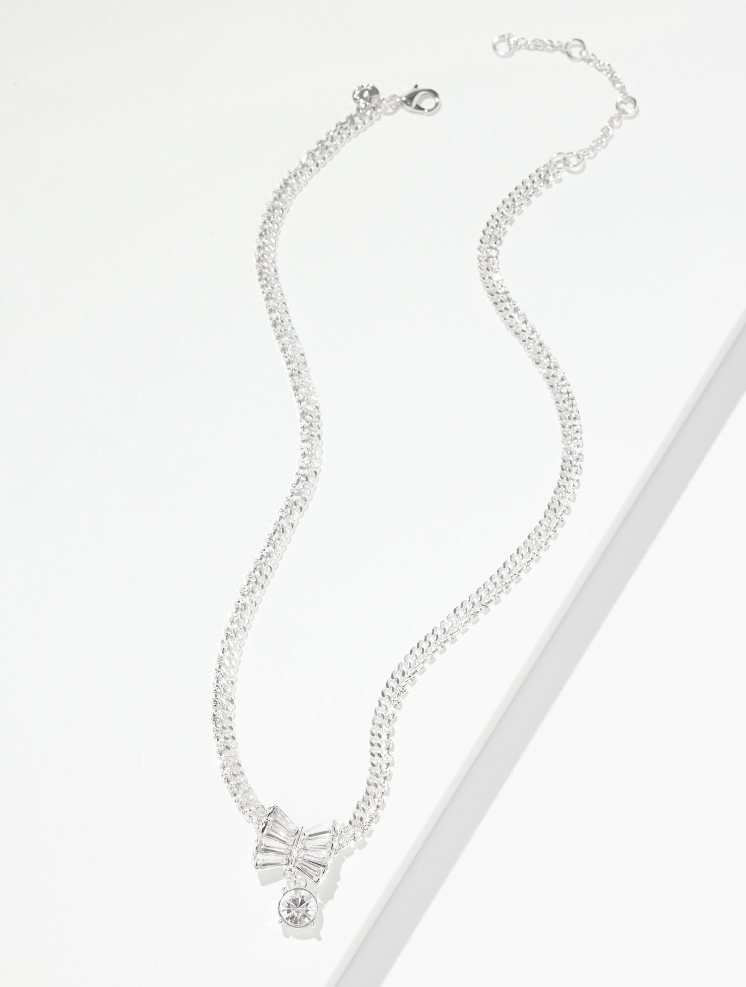 EMBELLISHED PENDANT NECKLACE | Talbots on sale