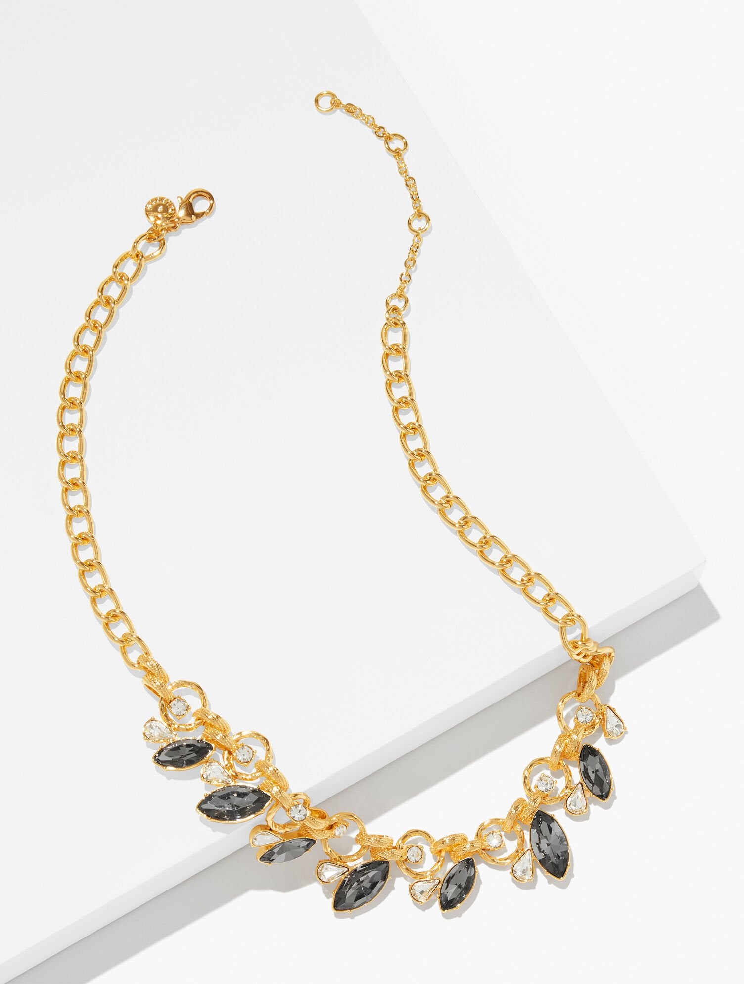 CHAIN & STONE STATEMENT NECKLACE | Talbots online