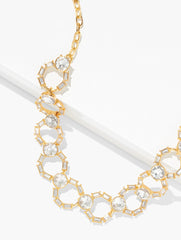 INTERLOCKING BAGUETTE NECKLACE | Talbots near me