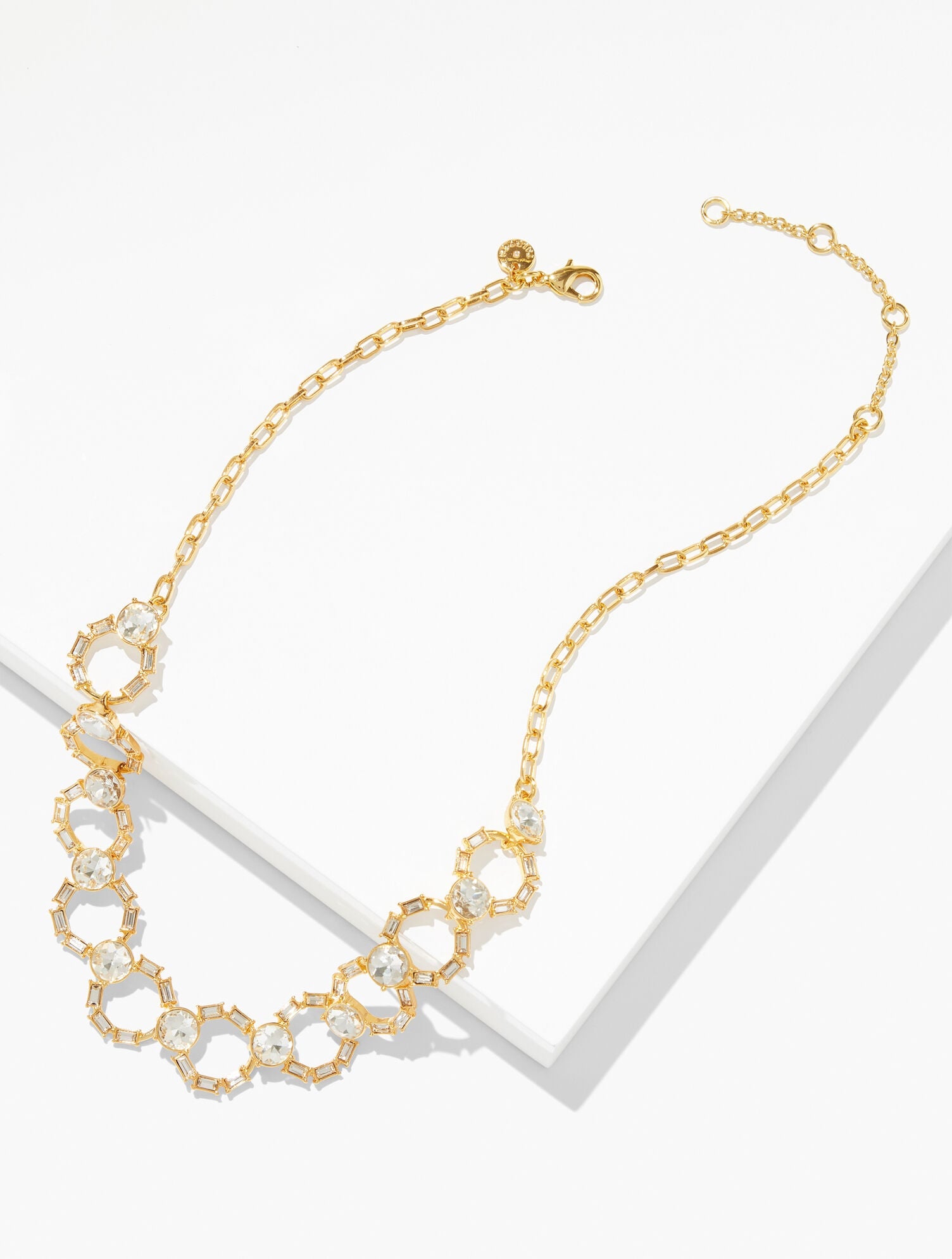 INTERLOCKING BAGUETTE NECKLACE | Talbots near me