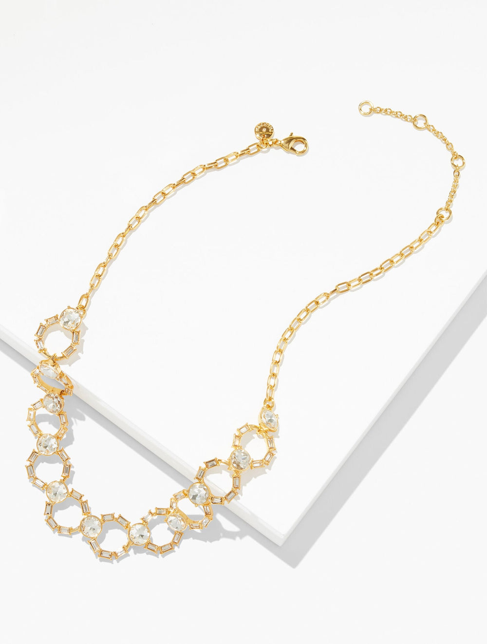 INTERLOCKING BAGUETTE NECKLACE | Talbots near me