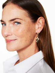 CHAIN & STONE STATEMENT EARRINGS | Talbots discount