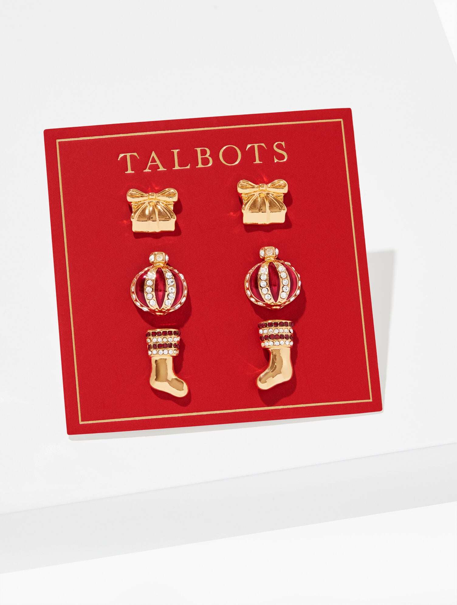 GOOD TIDINGS STUD EARRING SET | Talbots for sale