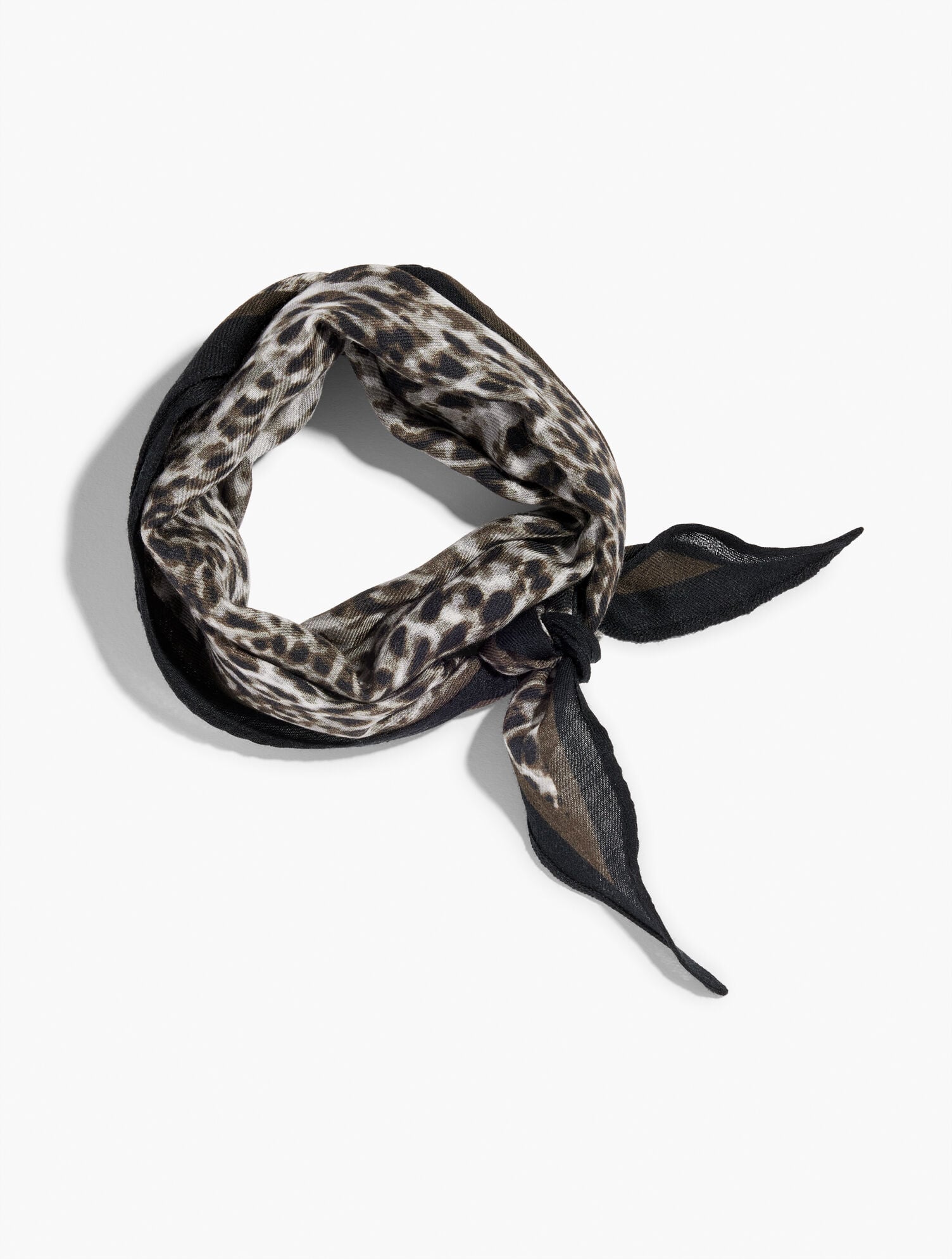 SWIRLY ANIMAL DIAMOND SCARF | Talbots online