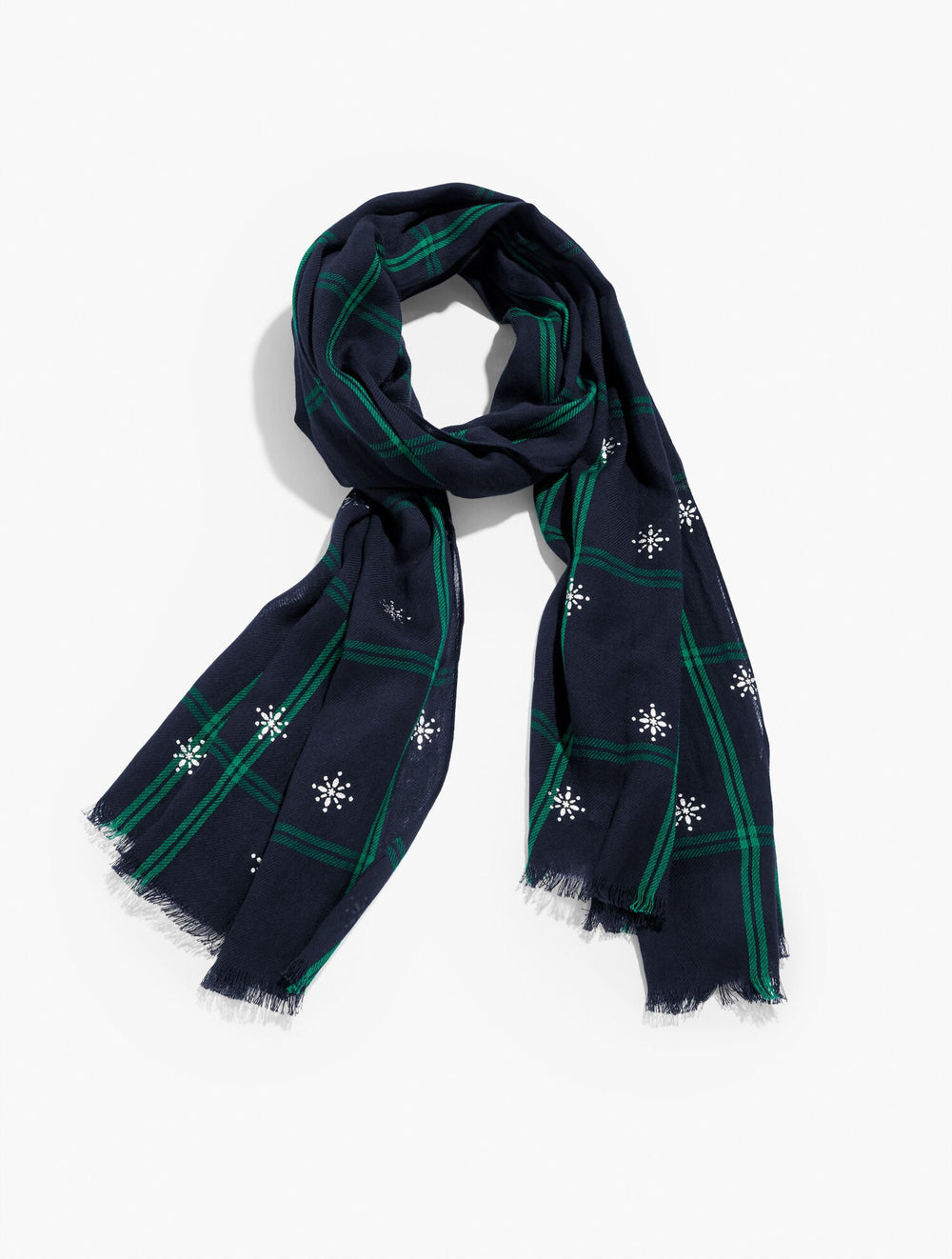 ENCHANTING BLACK WATCH OBLONG SCARF | Talbots sale