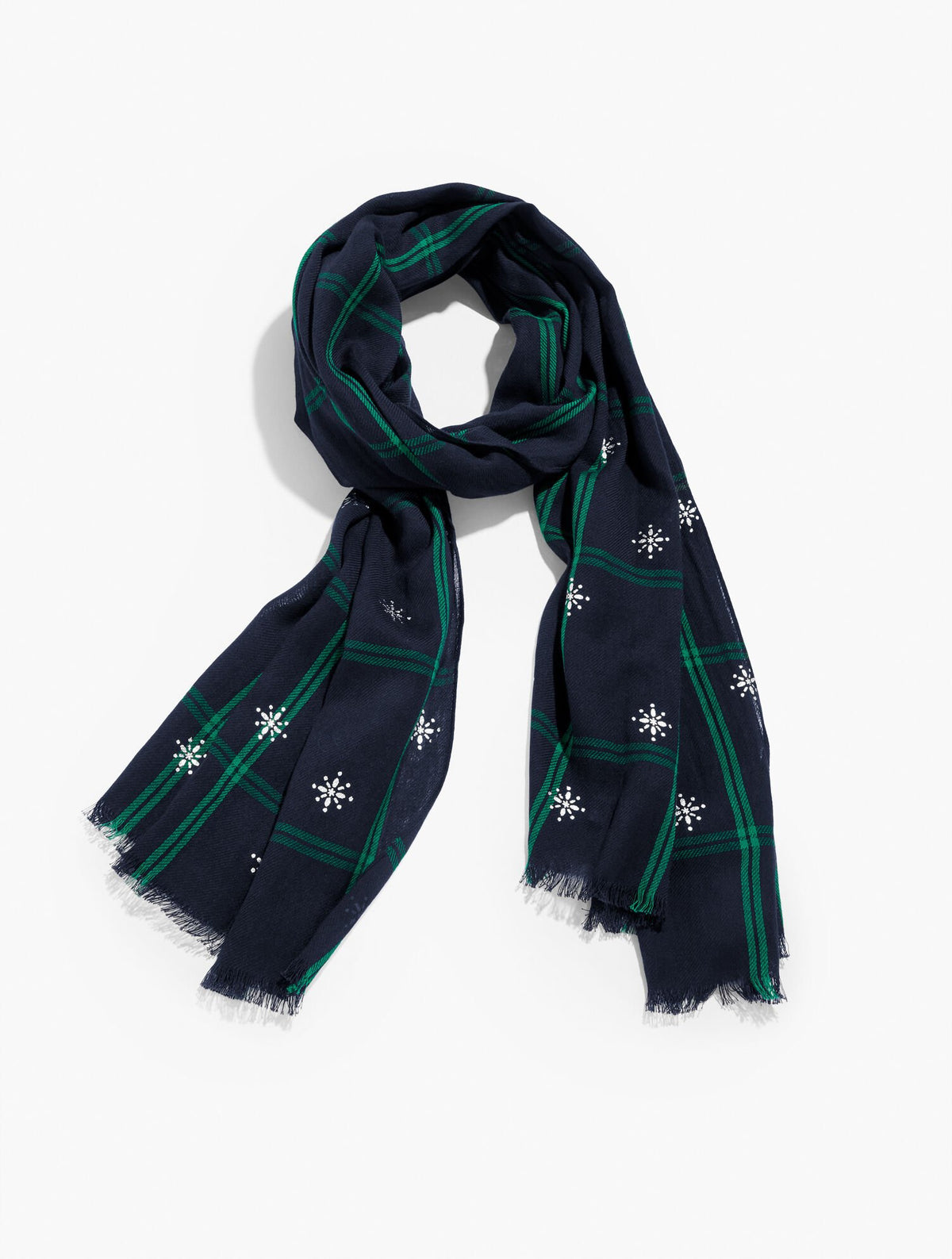 ENCHANTING BLACK WATCH OBLONG SCARF | Talbots sale