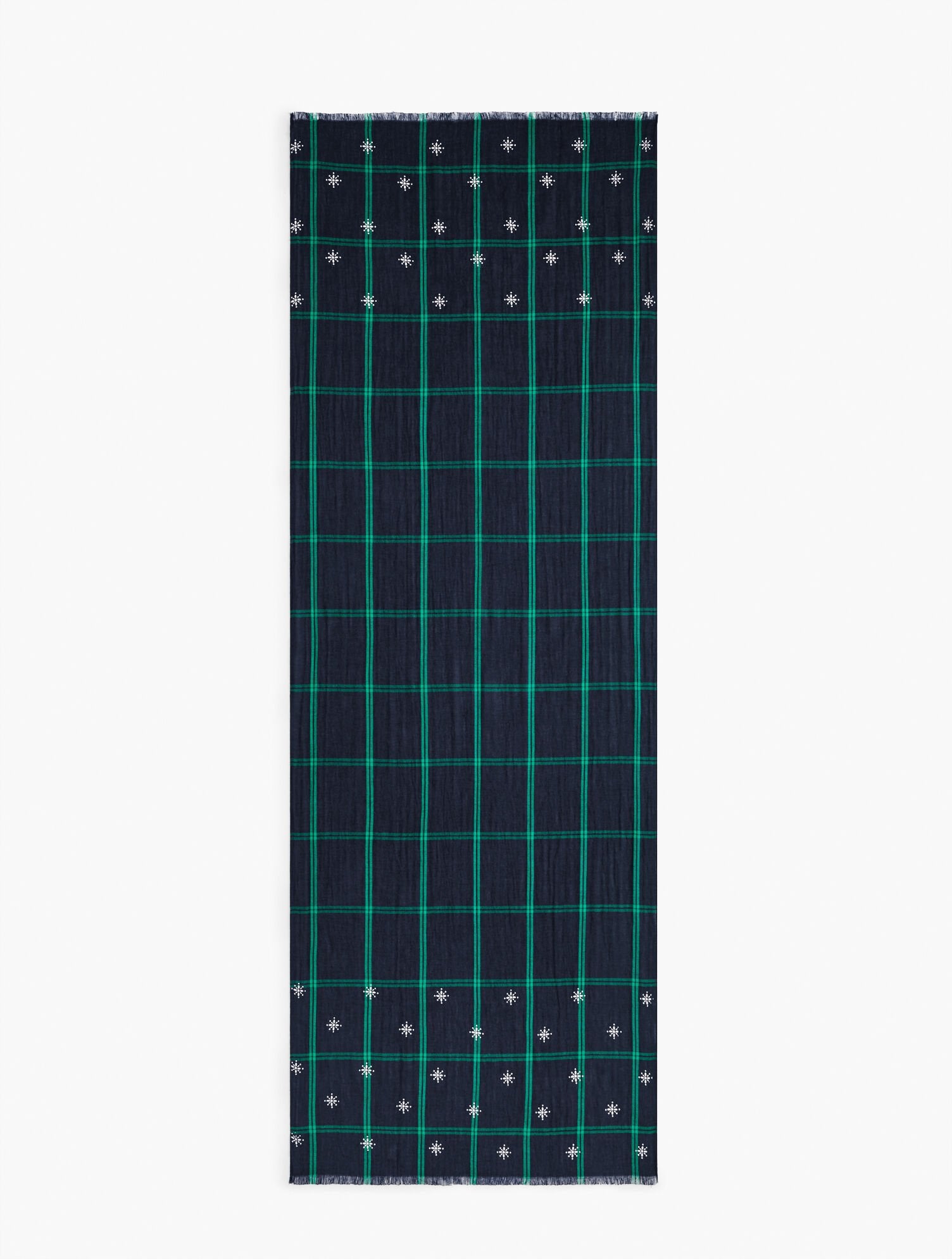 ENCHANTING BLACK WATCH OBLONG SCARF | Talbots sale
