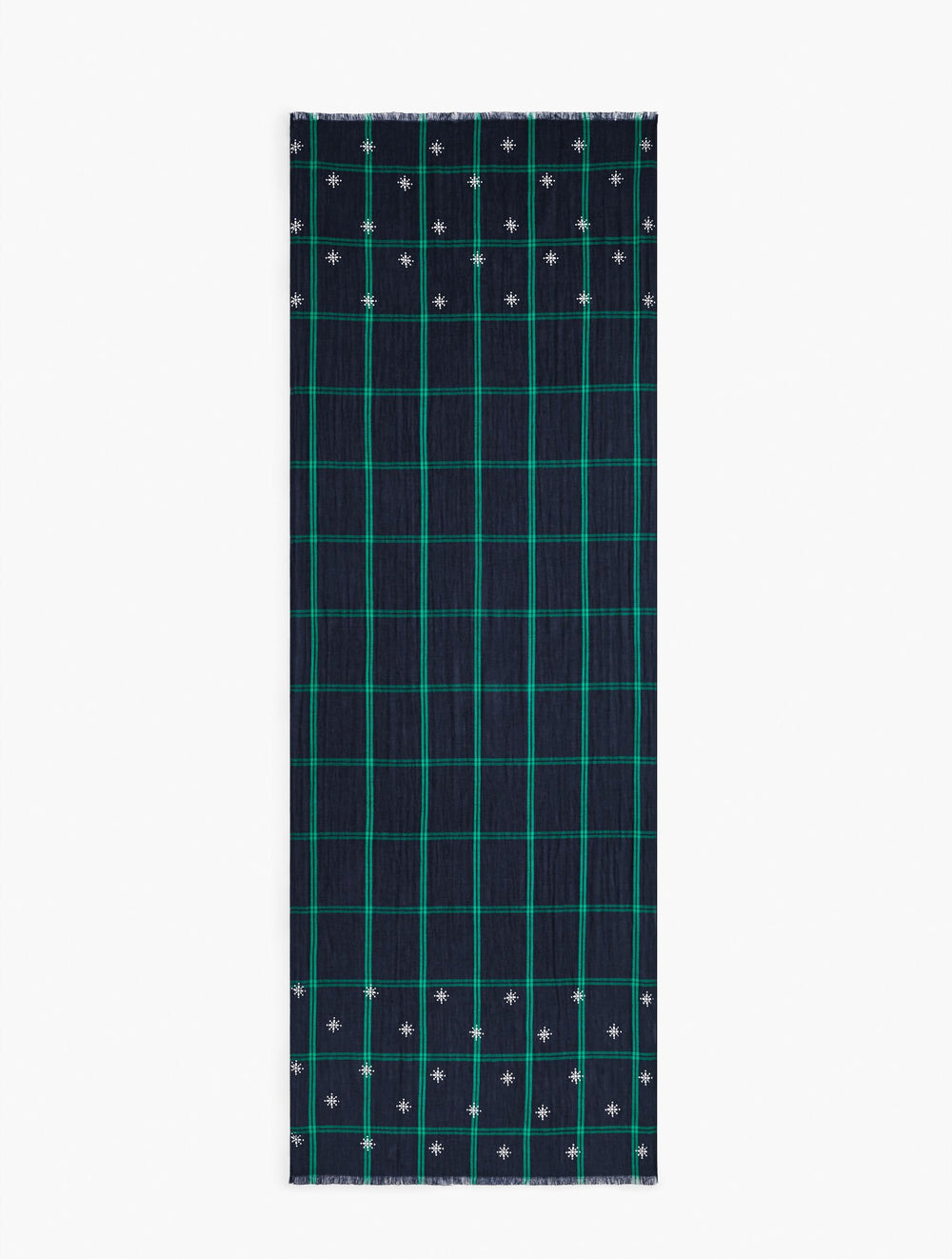ENCHANTING BLACK WATCH OBLONG SCARF | Talbots sale