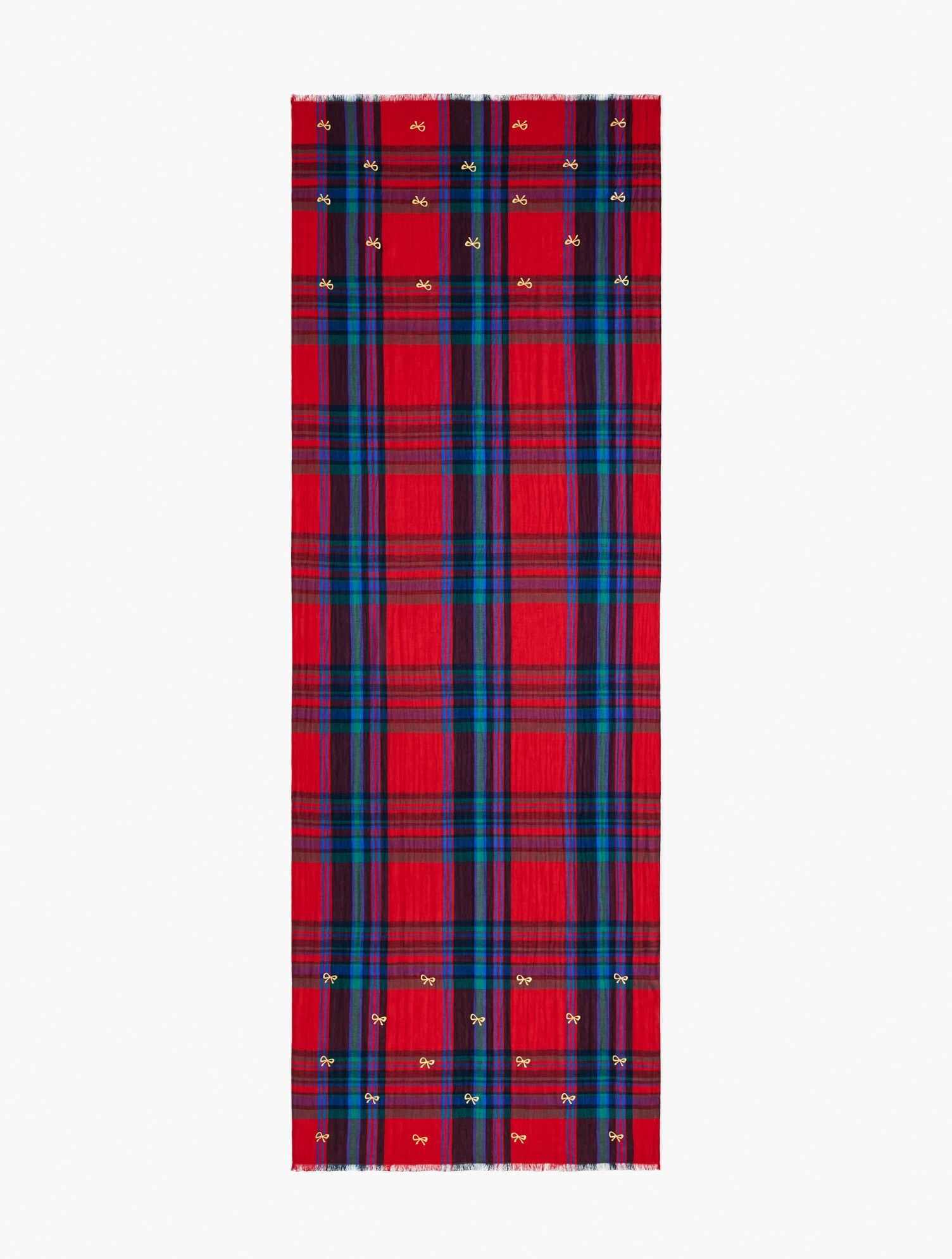 WISHFUL PLAID OBLONG SCARF | Talbots online