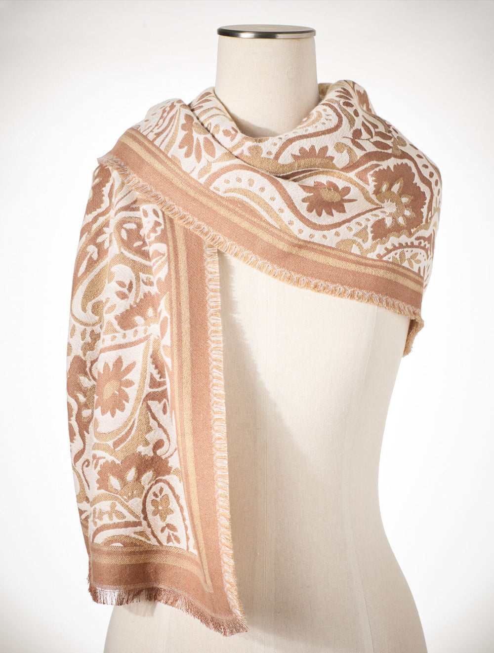 PRANCING PAISLEY OBLONG SCARF | Talbots US