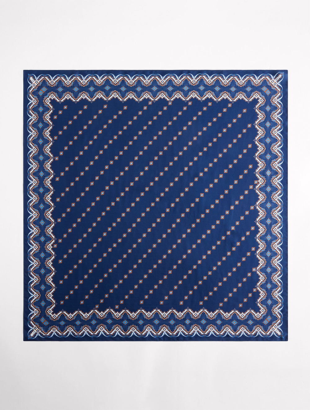 MEDALLION SILK SQUARE SCARF | Talbots sale