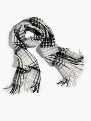 CASHMERE WATERWEAVE SCARF - SERENE PLAID | Talbots discount