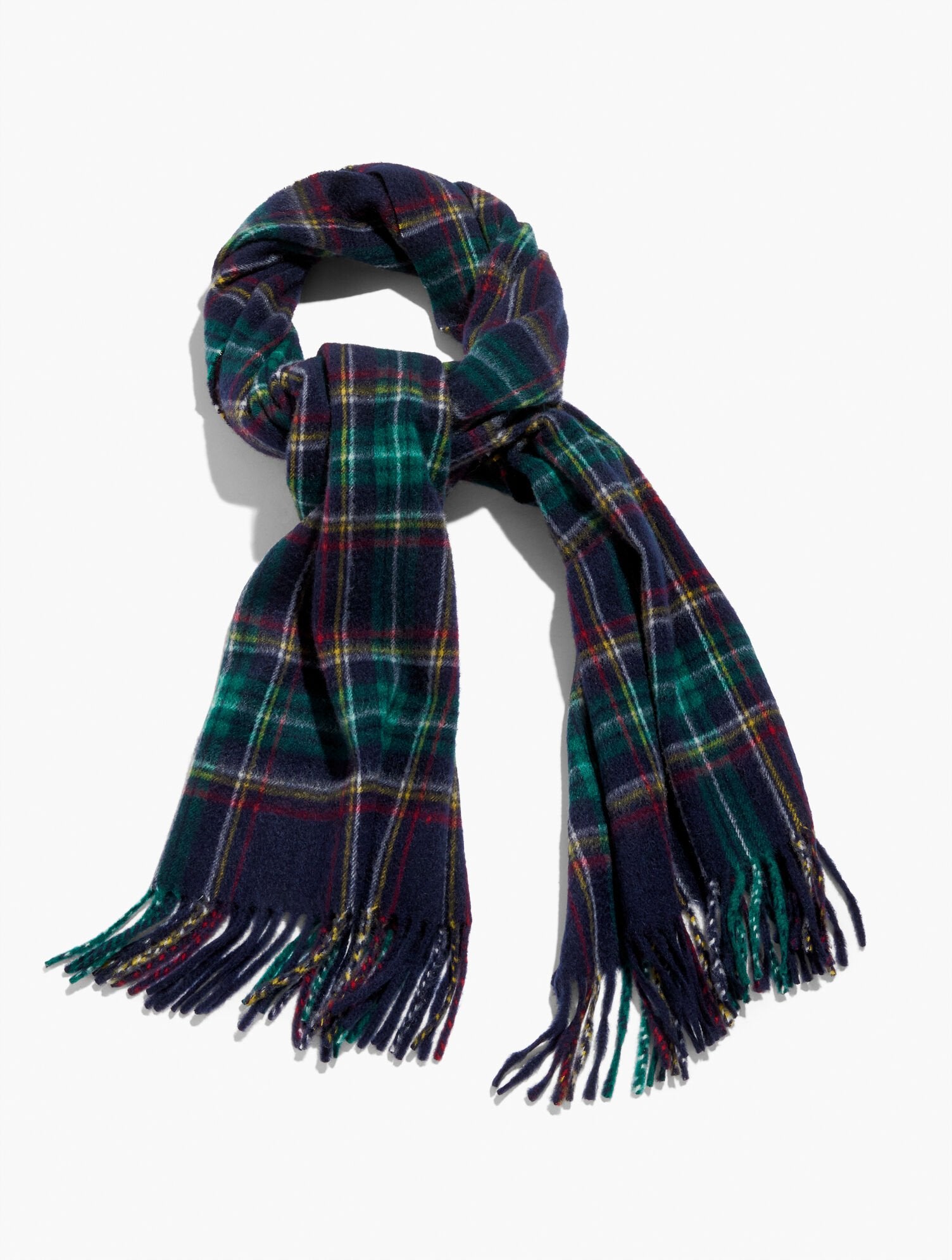 CASHMERE WATERWEAVE SCARF - MIDNIGHT PLAID | Talbots near me