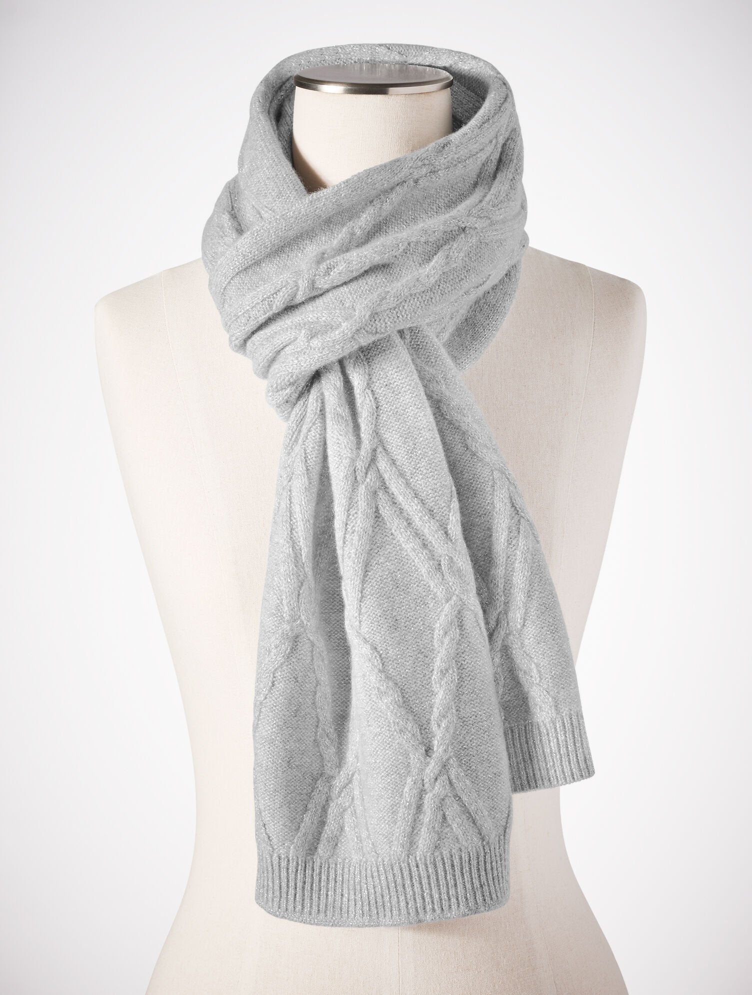 METALLIC CASHMERE SCARF | Talbots near me