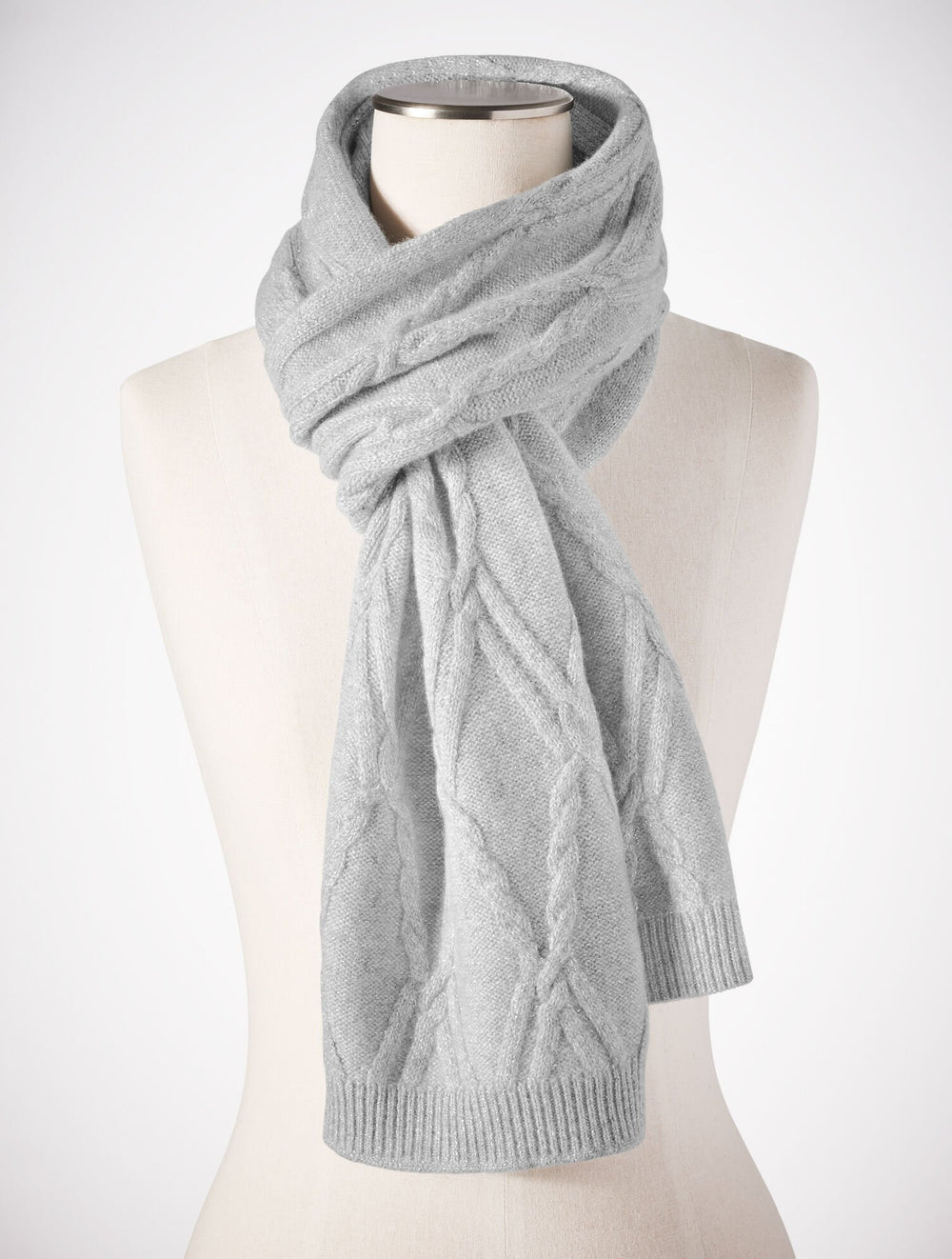 METALLIC CASHMERE SCARF | Talbots near me
