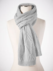 METALLIC CASHMERE SCARF | Talbots on sale